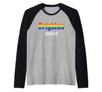 Brighton LGBT Gay Pride 2025 Raglan Baseball Tee