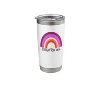 Brighton LGBT Pride Sunset Rainbow Stainless Steel Insulated Tumbler