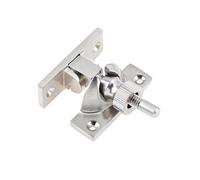 Brighton Sash Window Fastener Polished Brass 60mm (Satin Nickel)