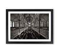 Brighton Synagogue (2) Framed Print | A2 Oak Framed Wall Art | Ready to Hang | Modern Nature Picture | Living Room Bedroom Lounge Office