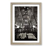 Brighton Synagogue Vol.3 Framed Print | A2 Oak Framed Wall Art | Ready to Hang | Modern Nature Picture | Living Room Bedroom Lounge Office