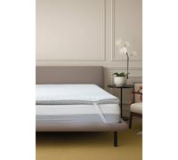 Brightr Sleep Brightr Titan Deluxe 2 in 1 Mattress Topper - Firm/Extra Firm in White | Size: EU Single Brightr Sleep White EU Single