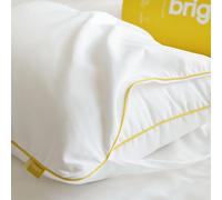 Brightr Sleep Copper Infused Hypoallergenic Pillow Protector in White Brightr Sleep White