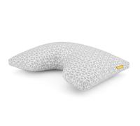 Brightr Sleep MoonHug Adjustable Memory Foam Pillow in Grey Brightr Sleep Grey
