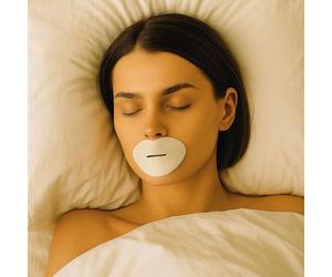 Brightr Sleep Mouth Tape for Women, (30 Patches), Hypoallergenic, Promotes Nasal Breathing, Reduces Snoring, Skin-Safe Comfort