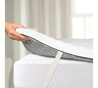 Titan 2 in 1 Firm/Extra Firm Mattress Topper Brightr Sleep White Double
