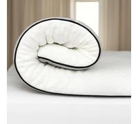 Brightr® Titan Deluxe Firm Orthopedic Extra thick 8cm Orthopaedic Mattress Topper for EU King Bed, soothes back, hip & shoulders pains, 2-in-1 Firm/Extra Firm 160x200cm