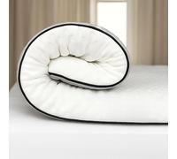 Brightr® Titan Deluxe Firm Orthopedic Extra thick 8cm Orthopaedic Mattress Topper for EU Small Single Bed, soothes back, hip & shoulders pains, 2-in-1 Firm/Extra Firm 80x200cm