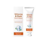 Brights White Stain Remover Toothpaste, Gently Cleans The Surfaces of Teeth and Maintains Oral Hygienes, Cleaning Paste with Mint, Freshens Breath, Daily Oral Care for Common Stains (1PC)