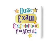 Brightside EXAM CONGRATULATIONS CARD 'YOU ACED IT' WELL DONE IN YOUR EXAMS CARD