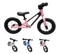 Brightside My Bike Kids Balance Bike. Lightweight Aluminium, Smooth Running, Easy Clean In & Outdoor Tyres. Children's Bicycle 1.5-5yrs 12 Inch Toddler's Bike. Chose Your Own Colour. (Pastel Pink)