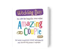 Brightside WEDDING DAY CARD 'HAPPILY EVERY AFTER' HAPPY WEDDING DAY'