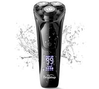 Brightup Electric Razor for Men, Wet & Dry Electric Shavers for Men with Pop-Up Trimmer and Travel Case, USB-C Rechargeable Waterproof Cordless Shaving Razor Mens Gift