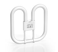 BrightWish 28W GR10q 4-Pin CFL Light Bulb 4000K Neutral White, Non-Dimmable Energy Saving Ceiling Lamp for Indoor Corridor, Office, Recessed Fitting - Compact Fluorescent Tube Replacement