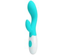 Brighty Pretty Love dual stimulation vibrator aqua green, Poids 0.142 Kg, Color Lilac