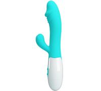 Brighty Pretty Love dual stimulation vibrator aqua green, Poids 0.144 Kg, Color Lilac