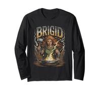 Brigid Celtic Goddess of Fire and Smithing Mythology Long Sleeve T-Shirt