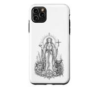 Brigid Celtic Goddess Sacred Flame Healing Line Art Case for iPhone 11 Pro Max