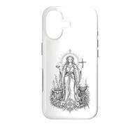 Brigid Celtic Goddess Sacred Flame Healing Line Art Case for iPhone 17
