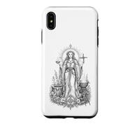 Brigid Celtic Goddess Sacred Flame Healing Line Art Case for iPhone XS Max