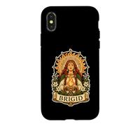Brigid Celtic Goddess Sacred Flame Mythology Art Case for iPhone X/XS