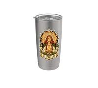 Brigid Celtic Goddess Sacred Flame Mythology Art Stainless Steel Insulated Tumbler