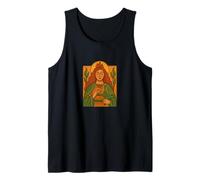 Brigid Goddess and Her Cross Celtic Pagan Imbolc Tank Top