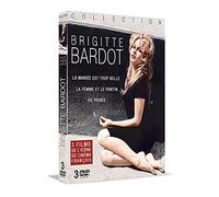 BRIGITTE BARDOT 3 FILMS DE L'ICÔNE DU CINEMA Français ( La Mariée est trop belle - La femme est le pantin - Vie privée) 3DVD