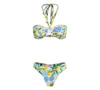 Brigitte lemon-print bikini st - Green PP-P-M