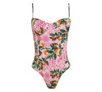 Brigitte lemon-print swimsuit - Pink PP-P-M-G-GG