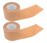 BRIGTWISE 2 Roll Khaki Kraft Paper Framing Tape 5.8cm x 30m for Artwork | Strong adhesion with clean removal, water activated for frame backing, for artists and professionals, craft packaging and