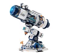 Brihappen Space Telescope Building Set With Light, Astronomical Telescope Collection Toys Model for Room Decor Display, Gifts for Adults Teens Boy Girl Astronomy Enthusiasts（995 Pcs）