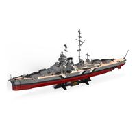 Brihappen World War II Battleship Building Set, German Bismarck Warship Building Blocks Kit for Adults and Teens 14+ Military Theme Bricks Model Kit for Gifts（2535 Pcs）