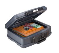 Brihard Certified Portable Fire Chest 2125N, A4 - Waterproof & Fireproof Lockable Storage Box with Combination Lock, Secure Valuables & Documents, Portable with Carry Handle, H 6.5 x W 17.3 x D 14.6in