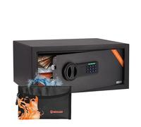 Brihard Laptop Digital Safe 20x43x35cm with Fireproof Money Bag, Computer Lockable Safe Box 28L with Code & LED Lock, Home Safe for Laptop 15", Money &Jewellery, Documents A4