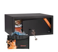 Brihard Laptop Key Lock Safe 20x43x35cm with Fireproof Money Bag, Computer Lockable Safe Box 27L, Home Safe for Laptop, Money &Jewellery, Documents A4