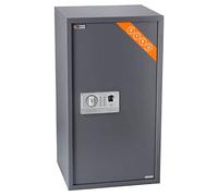 Brihard Large Biometric Safe - 2 in 1 Digital Keypad and Fingerprint Chest - Large XXL Safe 73x40x36cm for Business - Anti-Bump Lock Security with LED