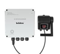 briidea PWM Controller (2025 New), 12V/24V 50A DC Motor Speed Controller with Handle Control, 5% Precision Speed Control, IP65 Waterproof, Overheat Protection for 55LB Trolling Motor