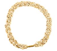Brijkart 6-Layer Braided Tulsi Kanthi Mala - Handmade Single Round Mala with Finishing Beads, Pure Tulsi Wood