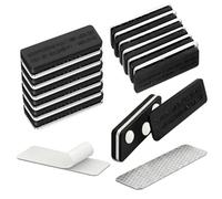 Briking 12 Pairs Curtain Magnets 45×13mm Magnetic Curtain Closure, Blackout Blind Accessory for Window Blinds Curtain Adhesive Curtain Magnets Clips for Blackout Curtains Strong Hold No Drilling