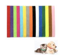 Briking Puppy ID Collars, 15 Pieces Whelping Collars Soft Adjustable Kitten ID Collars Multi Coloured Identification Band for Newborn Dog and Kitten Pets (20x1cm)