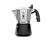 Brikka Moka pot 0.1 L Black, Stainless steel