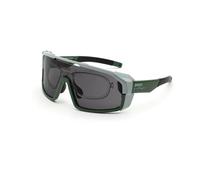 Briko Unisex Briko Y9D Load Modular Green Military Geyser A0H Sunglasses Plastic Grey Grey Mask Normal