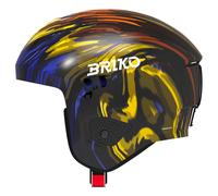 Briko - Vulcano 2.0 Graphik Shiny Cobalt Blue Yellow Orange Black - S - Helmet