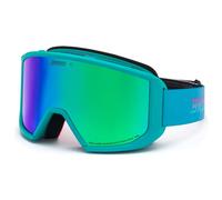 Briko - Vulcano Mask Sharp Lite Shaped Blue Violet Smoke Base Green Mirror - Goggles