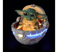 BRIKSMAX 2.0 LED Light Kit Compatible with LEGO Star Wars Grogu with Hover Pram 75403, for Star Wars Fans and Collectors, Hidden Wire Design to Enhance Display and Highlight Iconic Details(NO LEGO)