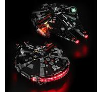 BRIKSMAX 2.0 LED Light Kit Compatible with LEGO Star Wars The Dark Falcon 75389, for Star Wars Fans and Collectors, Hidden Wire Design to Enhance Display and Highlight Iconic Details(NO LEGO)
