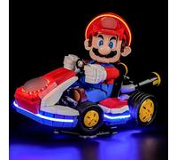 BRIKSMAX 2.0 LED Light Kit For Lego Mario Kart Mario & Standard Kart - Innovative Lighting Compatible With Lego Super Mario 72037 - Not Included Lego Set