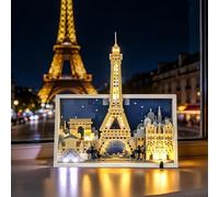 BRIKSMAX 2.0 Light Kit Compatible with Lego Architecture Paris - City of Love 21064 Building Sets- Original LED Lighting Kits (Accessories Only) for Display, Gifts & Collectors