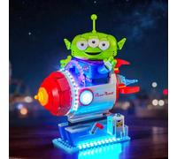 BRIKSMAX 2.0 Light Kit Compatible with Lego Disney Alien with Pizza Planet Rocket Ride 43307 Building Sets - Original LED Lighting Kits (Accessories Only) for Display, Gifts & Collectors